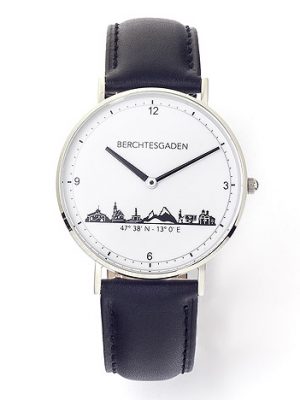 Goettgen Armbanduhr Berchtesgaden Herren Lederband schwarz