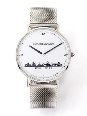 Goettgen Armbanduhr Berchtesgaden Herren Milanaiseband silber