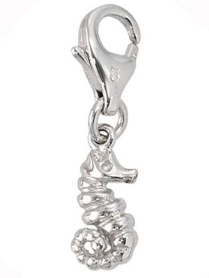 SIGO Einhänger Charm Seepferdchen Seepferd 925 Sterling Silber rhodiniert