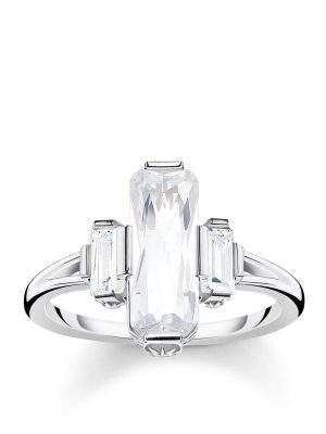 Thomas Sabo Ring - Weiße Steine - TR2267-051-14