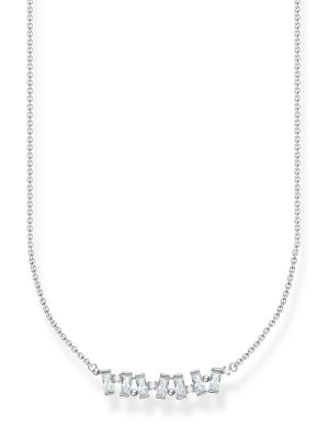 Thomas Sabo Halskette - Weiße Steine - KE2095-051-14-L45V silber