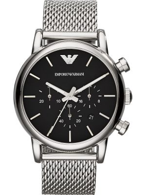 Emporio Armani Herrenuhr im SALE Chronograph AR1811, Silber, EAN: 4053858267626