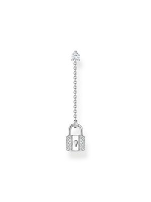 Thomas Sabo Ohrringe - Einzel Schloss - H2213-051-14 silber