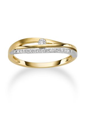 ELLA Juwelen Ring - 54 Zirkonia gold