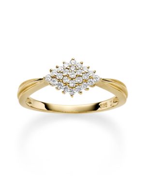 ELLA Juwelen Ring - 60 Zirkonia gold