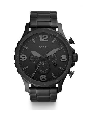 Fossil Chronograph Nate JR1401 Edelstahl