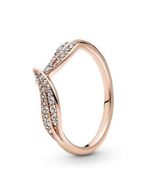 Pandora Ring - 52 Zirkonia, Metall roségold