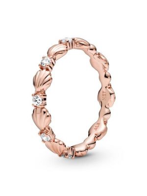 Pandora Ring - 54 Zirkonia, Metall roségold