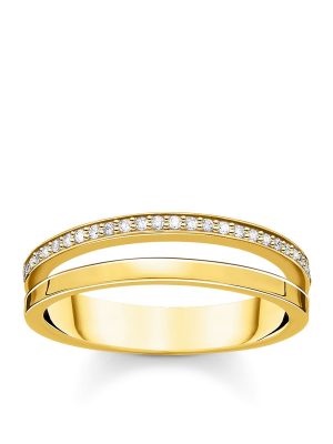 Thomas Sabo Ring - TR2316-414-14 925 Silber, 750 Gold, Zirkonia gold