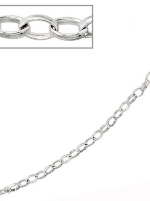 SIGO Armband 925 Sterling Silber rhodiniert 21 cm Silberarmband Karabiner