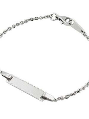 SIGO Armband Schildband, Anker rhodiniert, Silber 925