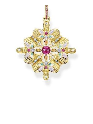 Thomas Sabo Anhänger - Amulett Kaleidoskop Schmetterling gold - PE877-996-7 925 Silber vergoldet, Synthetischer Korund, Zirkonia gold