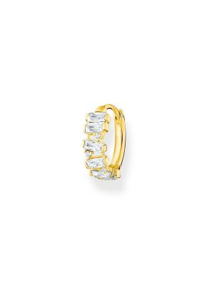 Thomas Sabo Creolen - Weiße Steine Gold - CR665-414-14 750 Gold, 925 Silber gold