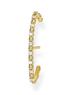 Thomas Sabo Ohrstecker - Fake Ear Cuff Einzel - H2155-414-14 750 Gold, Zirkonia gold