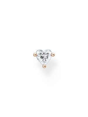 Thomas Sabo Ohrstecker - H2234-416-14 925 Silber vergoldet, Zirkonia roségold