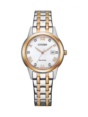 Citizen Damenuhr Crystal FE1246-85A Edelstahl