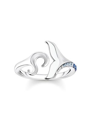 Thomas Sabo Ring - Schwanzflosse - TR2385-644-1 925 Silber silber