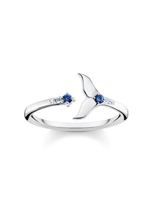 Thomas Sabo Ring - Schwanzflosse - TR2386-644-1 925 Silber, Zirkonia silber