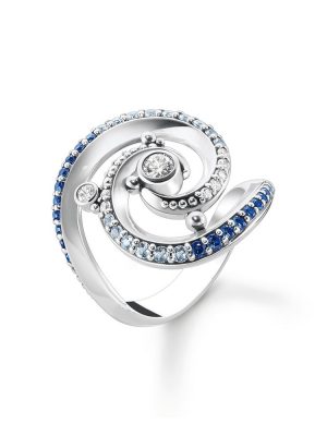 Thomas Sabo Ring - 50 925 Silber, Zirkonia blau