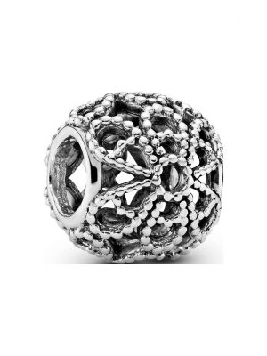 Pandora Charm Moments Offen gearbeitetes Metallperlen-Blüten 791282