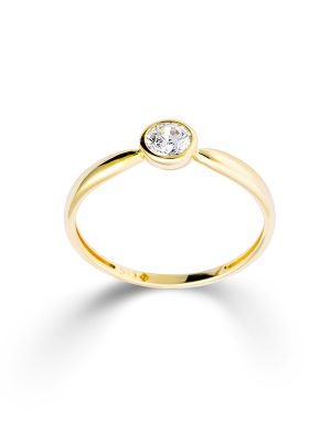 Palido Ring - 50 585 Gold, Zirkonia gold