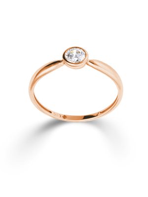 Palido Ring - 50 585 Gold, Zirkonia rosegold