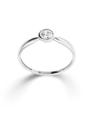 Palido Ring - 50 585 Gold, Zirkonia silber