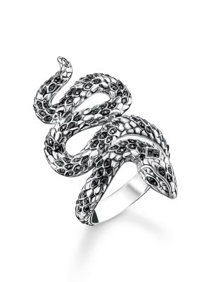 XENOX Ring - 52 925 Silber, Zirkonia schwarz