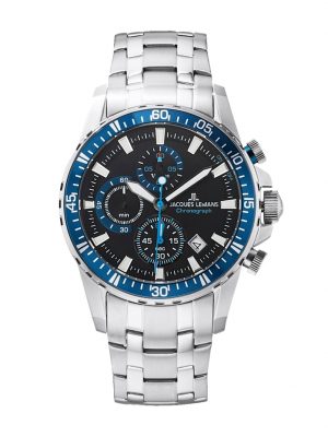 Herren-Chronograph Serie: Liverpool, Kollektion: Sport, 1-2088E Jacques Lemans Silberfarben