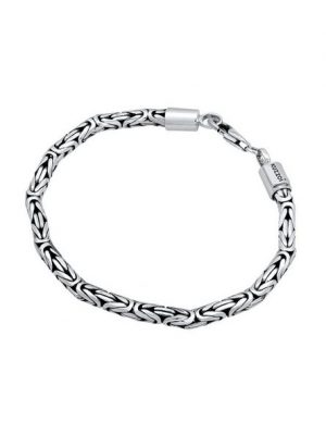 Kuzzoi Armband "Herren Königskette Robust 925 Silber"