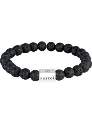 Kuzzoi Armband "Kuzzoi Herren-Armband 925er Silber 24 Farbstein", modern