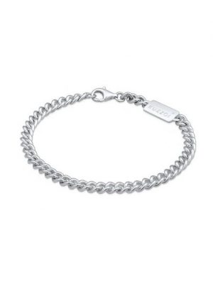 Kuzzoi Silberarmband "Herren Rundpanzer Massiv 925 Silber", Basic Armband