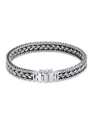 Kuzzoi Silberarmband "Unisex Königskette Kastenverschluss 925er Silber", Basic Armband