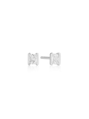 SIF Jakobs Ohrstecker - ROCCANOVA PICCOLO EARRINGS - SJ-E42250-CZ 925 Silber, Zirkonia weiß