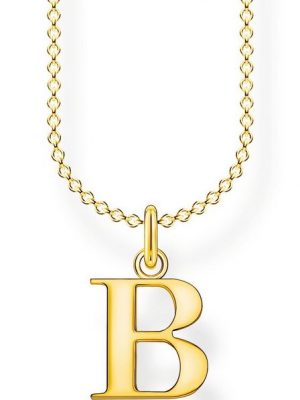 THOMAS SABO Kette mit Anhänger "Buchstabe A-Z, KE2010-2035-413-39-L45V"