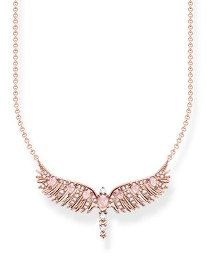 Thomas Sabo Halskette - KE2169-323-9-L45V 925 Silber vergoldet, Zirkonia rosegold