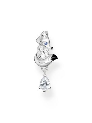 Thomas Sabo Ohrstecker - Fuchs Einzel - H2257-041-7 925 Silber, Emaille silber