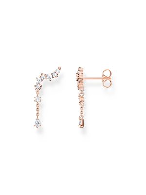 Thomas Sabo Ohrstecker - H2254-416-14 925 Silber vergoldet, Zirkonia rosegold