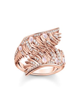 Thomas Sabo Ring - 50 750 Gold, Zirkonia rosegold