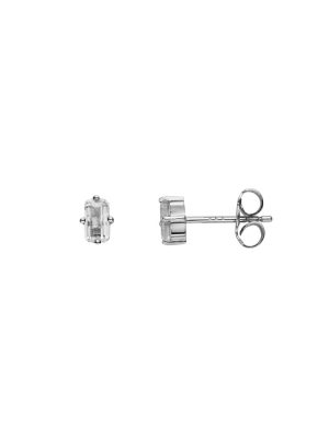 XENOX Ohrstecker - XG4567 375 Gold, Edelstein silber