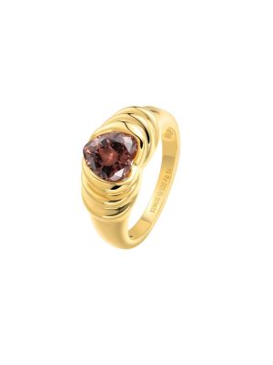 XENOX Ring - XS91349G/54 925 Silber vergoldet, Zirkonia gold