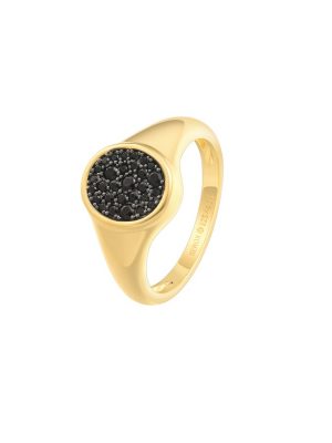 XENOX Ring - XS91369G/54 925 Silber vergoldet, Zirkonia gold