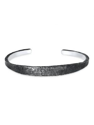 Kuzzoi Armband "Herren Armreif Handgefertigt Used Look 925 Silber"