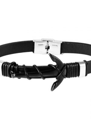 Adelia's Edelstahlarmband "Armband Anker aus Edelstahl 23 cm"