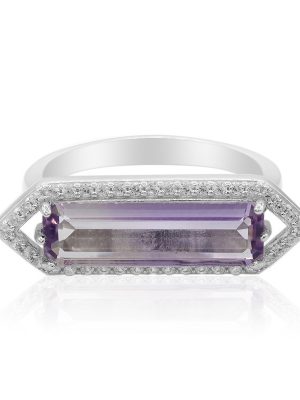 Amethyst-Silberring