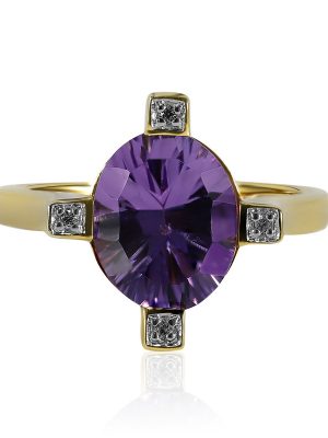 Amethyst-Silberring