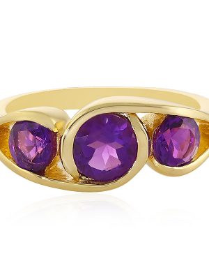 Amethyst-Silberring