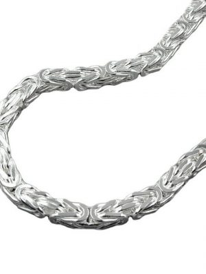 Gallay Armband "Armband ca.3mm Königskette vierkant glänzend Silber 925 19cm"