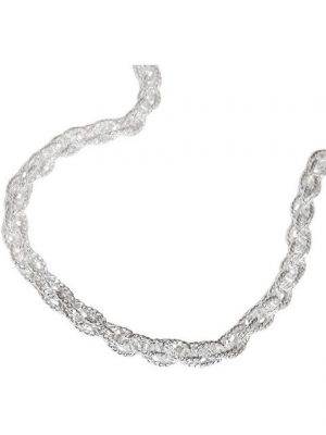 Gallay Silberarmband "Armband 3mm Doppelankerkette Silber 925 19cm"