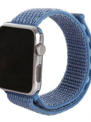 König Design Smartwatch-Armband, Apple Watch Series 1 / 2 / 3 / 4 / 5 / 102 40-38 mm Ersatz Sportarmband Blau